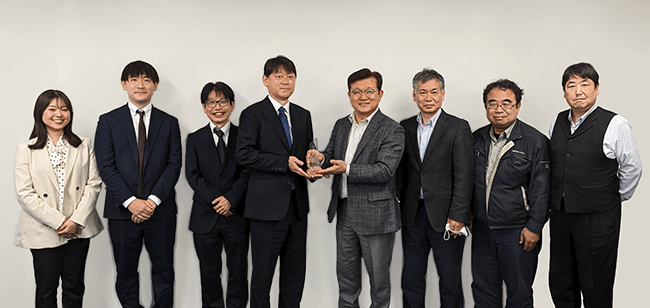 アライドテレシス株式会社様より表彰されました(集合)